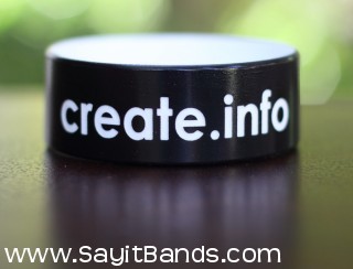 sample company one inch wristband