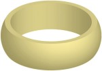 Light Gold Silicone Ring 