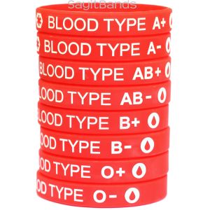 Blood Type Wristband Bracelets
