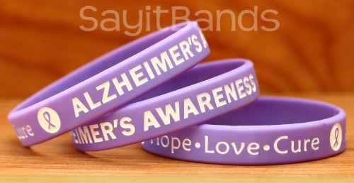 Alzheimers Awareness Partial Beaded Bracelets Wholesale  Fundraising For  A Cause