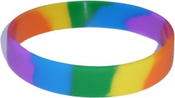 rainbow wristband