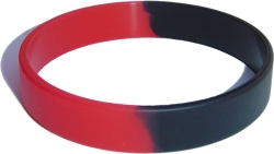 red and black wristband