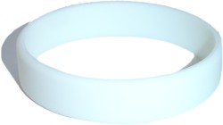 white wristband