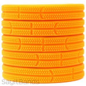 Basketball Silicone Wristbands