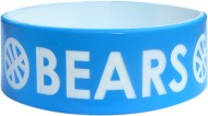   Silicone Wristband Bracelet Band, No Minimum, Reg or 1 Inch  