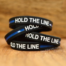 10 Inch XXL Thin Blue Line Bracelet