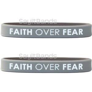 Faith Over Fear Wristband Bracelets