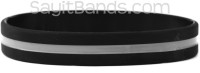 Police Officer Thin Blue Line Wristband