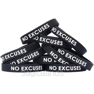 NNo Excuses Wristband Bracelets