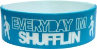 1" wristband with colored text