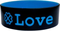 big one inch color text wristband