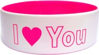 big one inch color text wristband