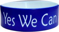 big one inch color text wristband