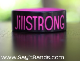 support awareness one inch bracelet band