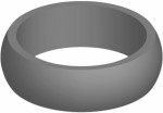 Gray Silicone Ring 