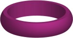 Narrow Maroon Silicone Ring