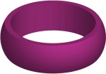 Maroon Silicone Ring 