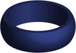 Navy Blue Silicone Ring 