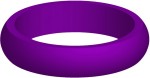 Narrow Purple Silicone Ring