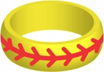 Softball Silicone Ring 